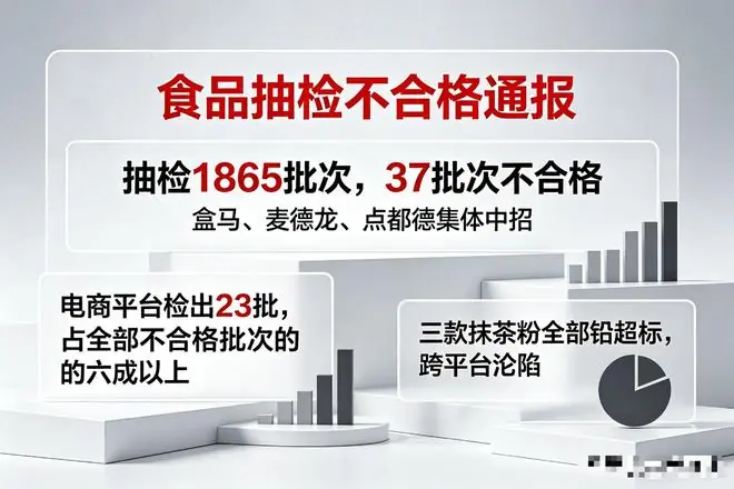 37批食品上黑榜，淘宝拼多多居首，两千万级网红店铺查出兽药残留