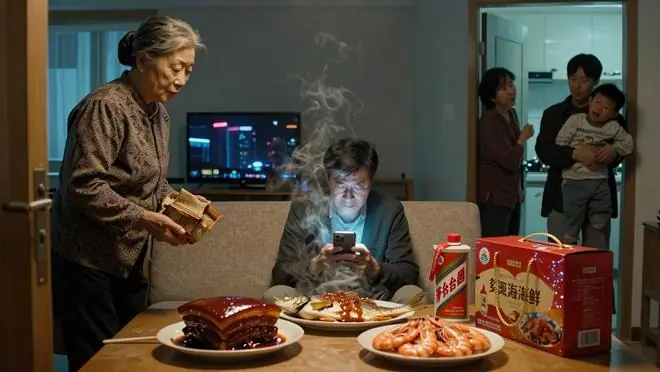 回娘家被嫂子赶下桌，我带儿子下馆子吃饭，初六哥急电：准备20万