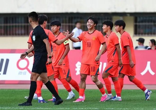 中国U17男足银川四国赛3:0力克澳大利亚