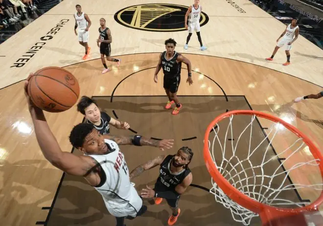 NBA夏联:马刺丢绝杀1分惜败热火 加德纳伤退李贤重5+3+2