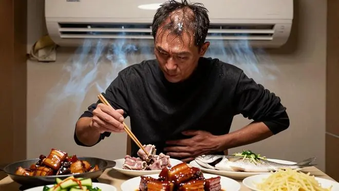 外甥女领回男友，宴席上他始终不碰热菜，我一番话让她果断分手