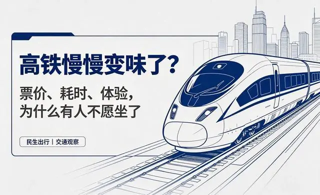高铁慢慢“变味”了?如今不少旅客,渐渐不愿意选择乘坐