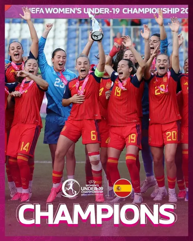 统治，西班牙1-0德国完成U19女足欧青赛5连冠，近8届7次夺冠