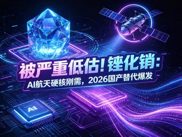 被严重低估！锑化铟：AI航天硬核刚需，2026国产替代爆发