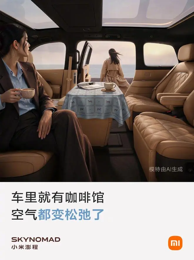 雷军介绍小米澎程N90使用场景：车里就有咖啡馆、会客厅