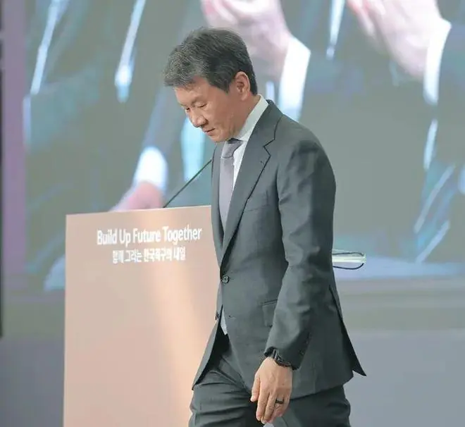 韩国足协主席辞职
