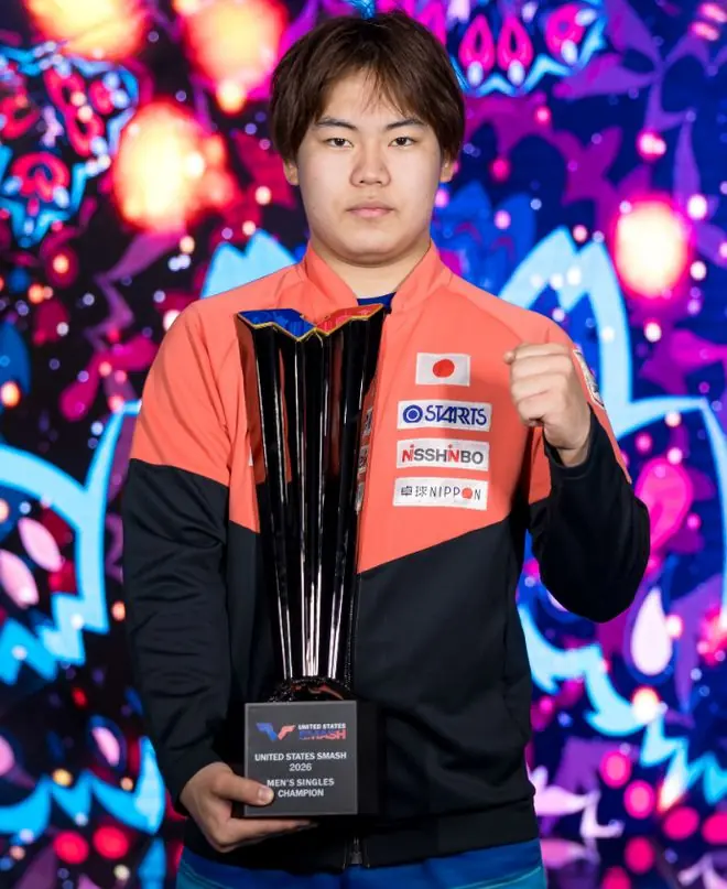 这谁能挡住?WTT分享松岛辉空登顶之路:6轮比赛仅丢3局强势夺冠