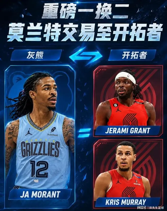 一夜6大交易签约！莫兰特引领重磅二换一，波神两年续约勇士！