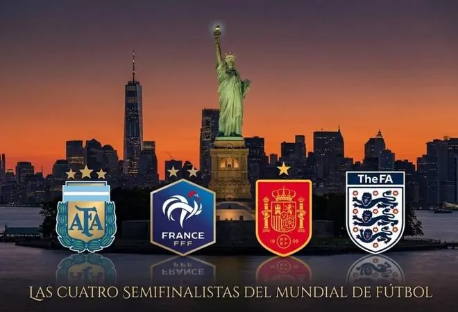 阿媒：世界杯4强是FIFA前四，因改变算法后排名贴近实力