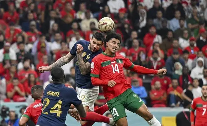 世界杯14决赛预测：法国2-1胜摩洛哥，5亿欧锋线对决最强右路冲击