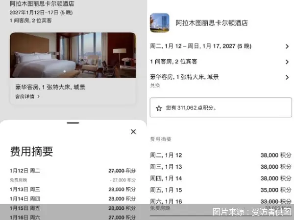 积分兑换一夜缩水三成，现金房价一分不涨，万豪会员突然贬值