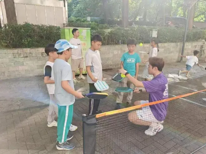 GPCC匹克球公益推广走进社区,亲子家庭解锁夏日轻运动