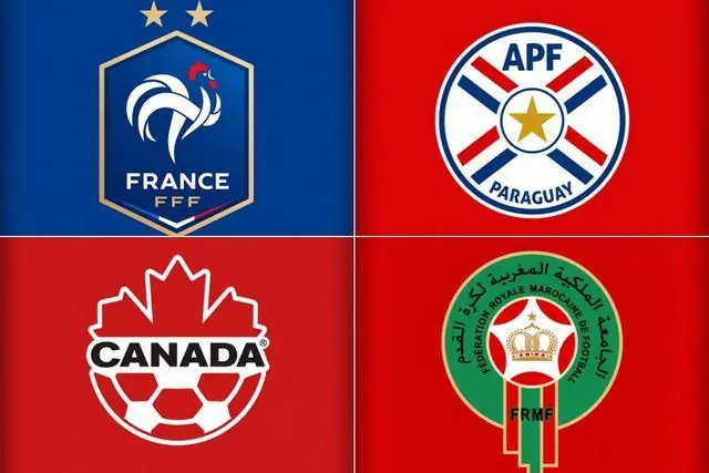 谁能进四强?世界杯1/4分区:法国vs巴拉圭,加拿大vs摩洛哥
