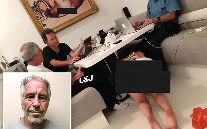 三观尽毁!萝莉岛新照片流出,办公桌下趴着妙龄女郎,不堪入目!